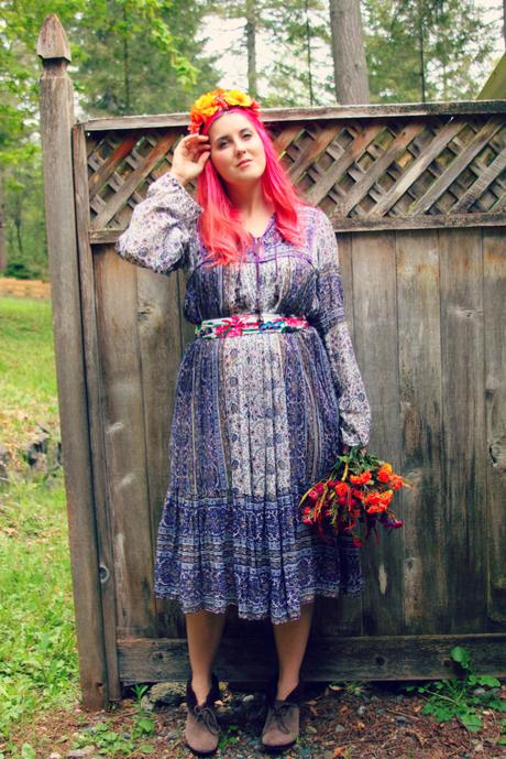 Vintage Boho Dress | www.eccentricowl.com