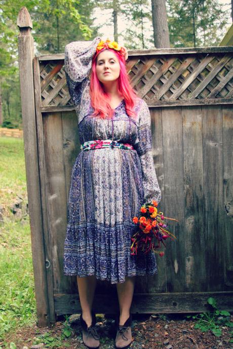 Vintage Boho Dress | www.eccentricowl.com