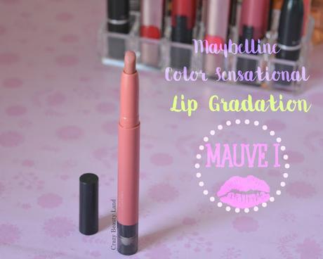Maybelline Color Sensational Lip Gradation Mauve1 Review Swatches Price Dupe India