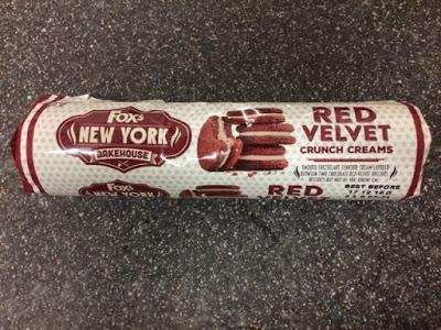 Today's Review: Fox's Red Velvet Crunch Creams