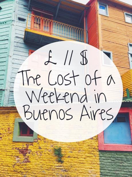 The Cost of a Weekend in Buenos Aires