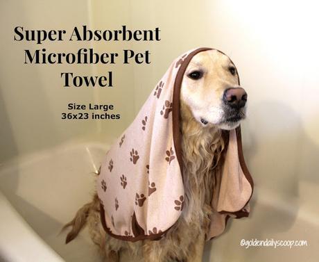 microfiber super absorbent pet towel for large dogs