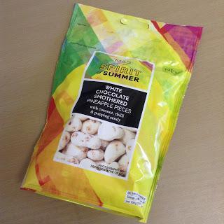 Marks and Spencer spirit of summer white chocolate pineapple pieces 