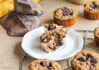 Paleo Almond Butter Chocolate Chip Banana Muffins