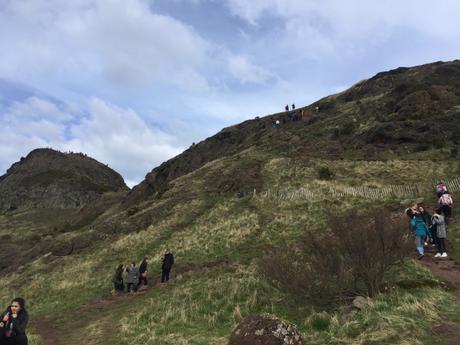 Climb Arthur’s seat on the outskirts of Edinburgh