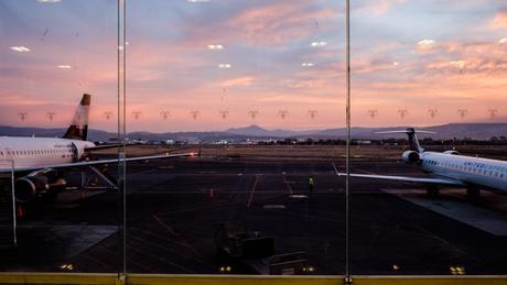 Sunrise at the airport in Guanajuato on my actual birthday