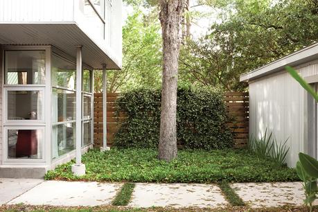 Another vital element that helped keep costs down is the landscaping: Rick and Susan did it themselves.