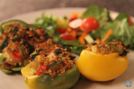 Vegan Stuffed Peppers with Buckwheat, Rice and Veggies Vegan Stuffed Peppers with Buckwheat, Rice and Veggies
