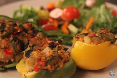 Vegan Stuffed Peppers with Buckwheat, Rice and Veggies Vegan Stuffed Peppers with Buckwheat, Rice and Veggies