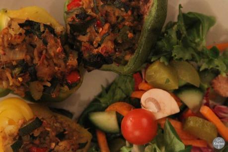 Vegan Stuffed Peppers with Buckwheat, Rice and Veggies Vegan Stuffed Peppers with Buckwheat, Rice and Veggies