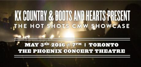 CMW 2016 Preview: Boots & Hearts Hot Shots Showcase BH5 PreParty Toronto
