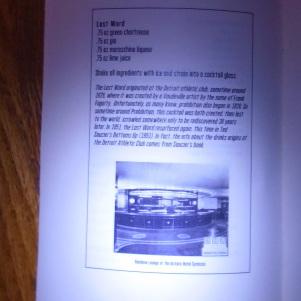 Last Word recipe page