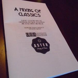 Cocktail Recipe booklet