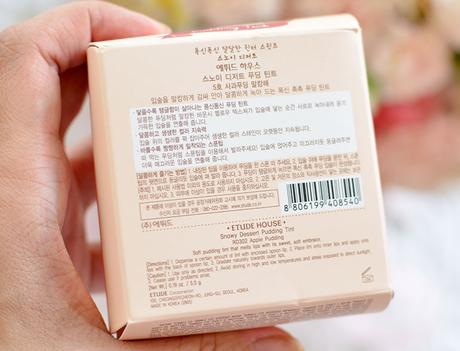 Etude House Snowy Dessert Pudding Tint in #5 Apple RD302