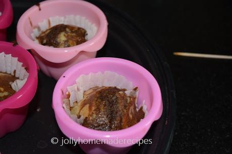 Marbled Coffee Muffins Recipe, How to make Marbled Coffee Cupcake Recipe