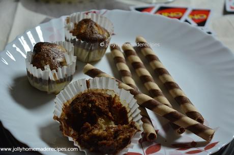 Marbled Coffee Muffins Recipe, How to make Marbled Coffee Cupcake Recipe