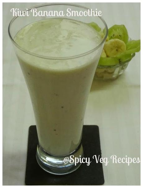 Beverages, Fusion, Summer Drinks,Kiwi,Banana, Yogurt, 15 Minutes Recipes, beverages and drinks, Fusion, oat,Quick Recipes, oat,  How to make  Kiwi Banana Smoothie, ,Kiwi banana Smoothie, veg, recipes, veg recipes,indian 