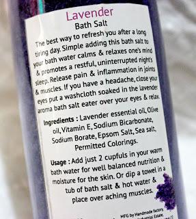 Soulflower Ocean Mineral Lavender Essential Oil Bath Salt Review