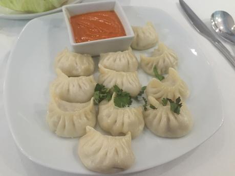 Order Momos (chicken dunplings) and butter chicken at Phewa Nepalase restaurant in East Molesey