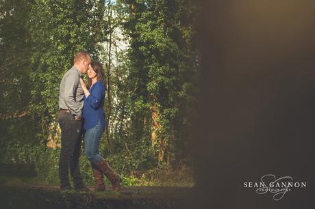 Engagement Photography - couple in the woods
