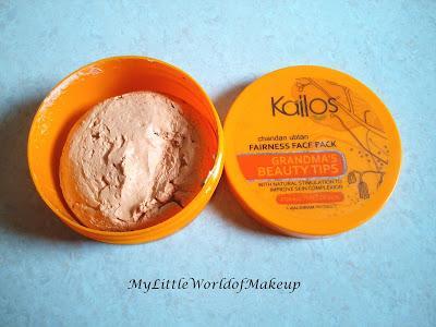 Kallos Chandan Ubtan Fairness Face Pack Review