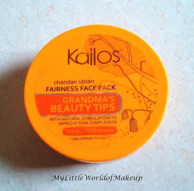 Kallos Chandan Ubtan Fairness Face Pack Review