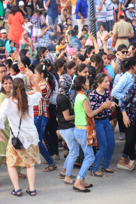 Taken on April 9, 2016 at the Wagah border crossing retreat ceremony