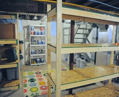 Getting More Storage Space in the Basement storage space