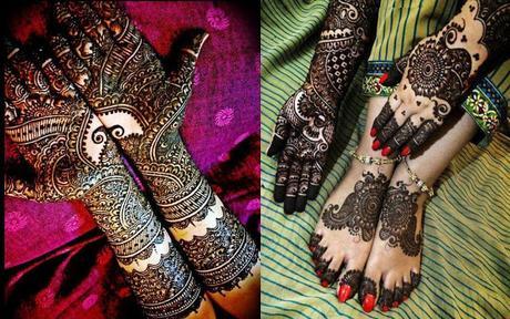 Different Types of Mehendi Designs with Images