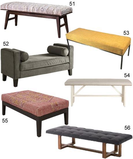 Modern Upholstered Benches For The Entry