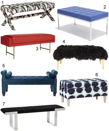 Modern Upholstered Benches For The Bedroom