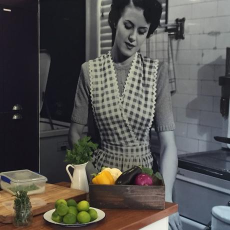 Jamie Oliver's Ministry of Food Mobile Kitchen Perth lady in apron