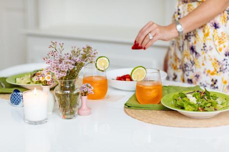 Dallas Blogger, Amy Havins , shares a spring recipe with the new Viniq Glow.