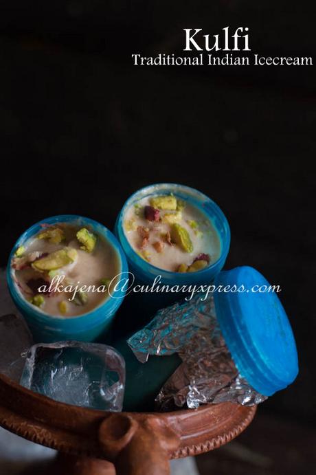 Kulfi-The Traditional Indian Ice cream-How to Make No Cook Kulfi Using ...