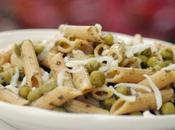 Cheesy Pesto Pasta Peas