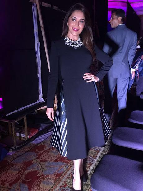 SPOTTED! Madhuri Dixit in Velvetcase and Intoto