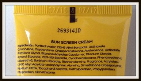 New Attitude Sun Screen Cream SPF30 PA+++ Review