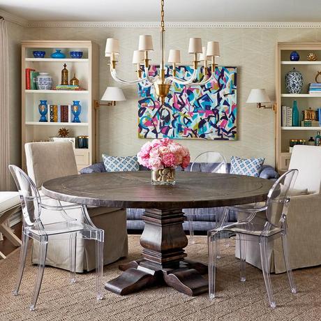 Elegant dining rooms that are also comfortable and relaxed