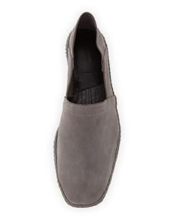 The Luxuriously Easy Espadrille: Tom Ford Suede Slip-On Espadrille