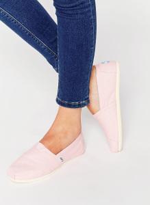 TOMS Classic Pink Icing Flat Shoes, $74.