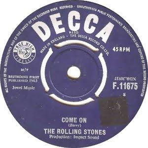 Friday is Rock'n'Roll London Day: Come On The Rolling Stones First Single