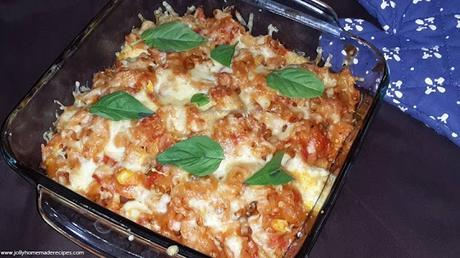 Baked Macaroni and Cheese with Tomato Sauce, Easy Baked Mac and Cheese Recipe