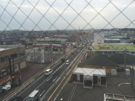 Hotel window view ishinomaki Japan Glasgow foodie explorers