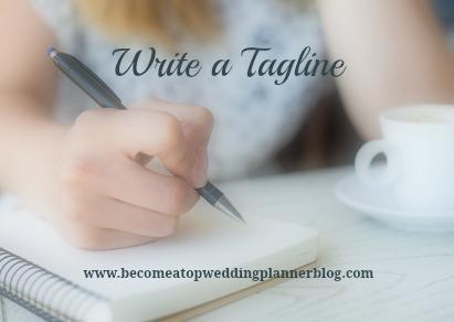 Write a tagline for a wedding planning business