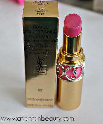 Yves Saint Laurent Rouge Volupte Shine Oil in Stick in Trapeze Pink