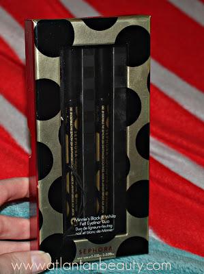 Sephora Collection Minnie's Black and White Felt Eyeliner Duo.