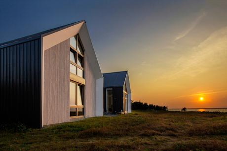 Twin houses in Canada