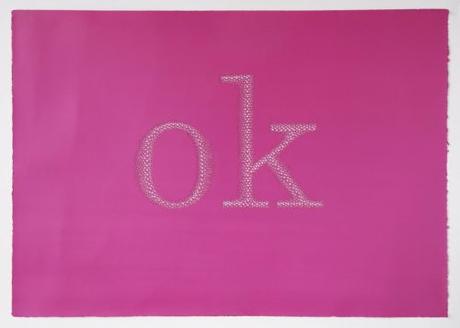 OK Text Art By Erika Adams