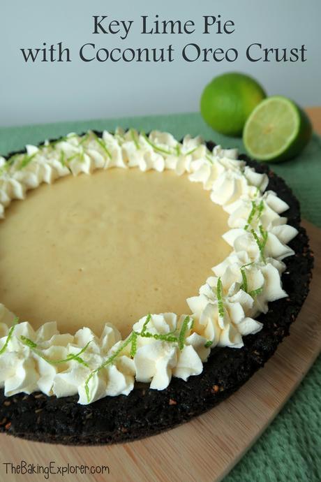Key Lime Pie with Coconut Oreo Crust