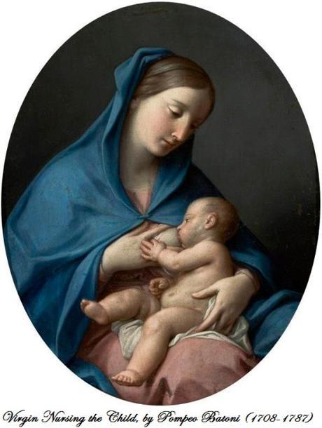 Virgin Nursing the Child, by Pompeo Batoni